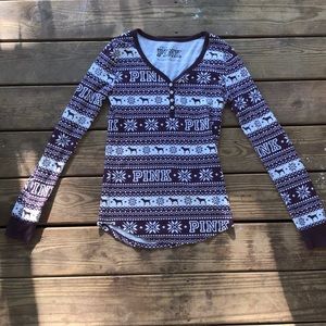 Victoria’s seceret pink sleep shirt